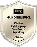 Citation Styler – Hauptkontributor zum GitHub CSL Project