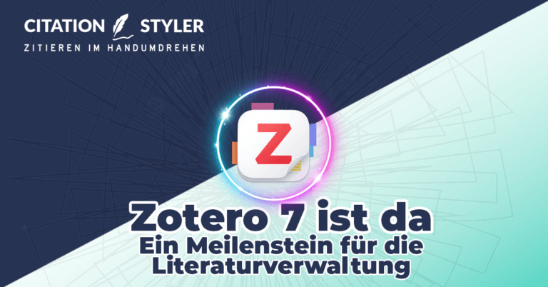 Blog - Zotero 7 ist da