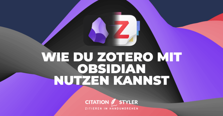 Blog - Obsidian mit Zotero nutzen