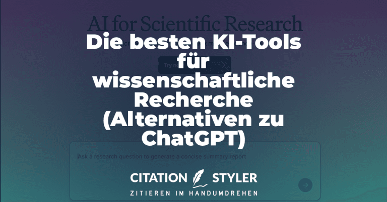 Blog - KI für die Wissenschaft