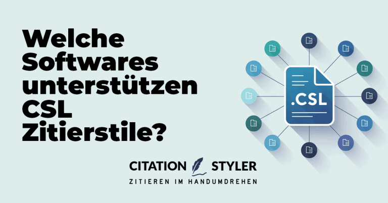 Blog über sämtliche CSL Zitierstil kompatiblen Softwares und bibliotheken