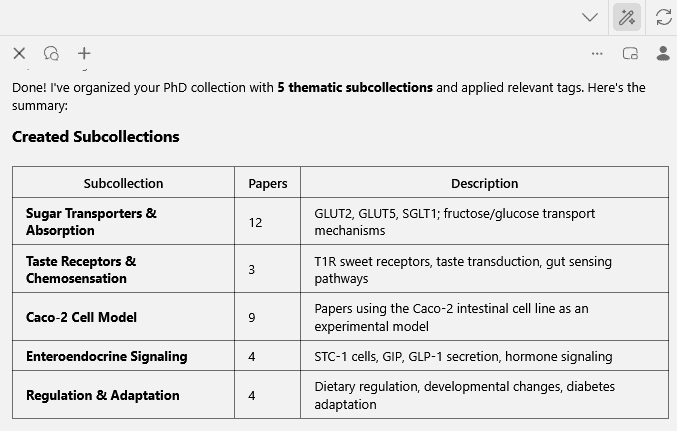 Beaver - automatic sorting into subcollections