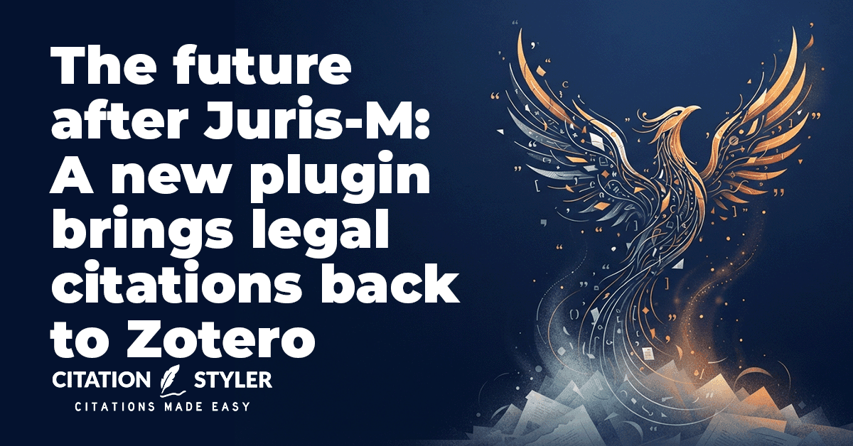 Blog - Zotero plugin citation-phoenix legal translations in Zotero