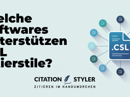 Blog - Liste aller CSL Implementierungen Blog über sämtliche CSL Zitierstil kompatiblen Softwares und bibliotheken