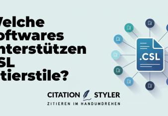 Blog über sämtliche CSL Zitierstil kompatiblen Softwares und bibliotheken