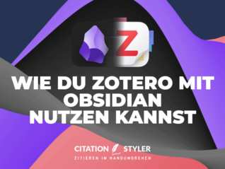 Blog - Obsidian mit Zotero nutzen