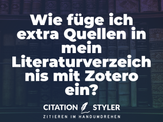 Blog - Zotero Mendeley Citavi and co. in comparison