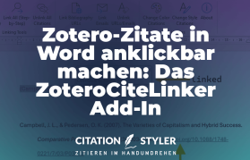 Blog - Zitate in Word verlinken und Hyperlinks in Bibliographie setzen Blog - Zitate in Word verlinken und Hyperlinks in Bibliographie setzen