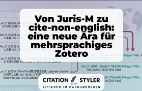 Blog - Zotero plugin cite-non-english - Juris-M Alternative