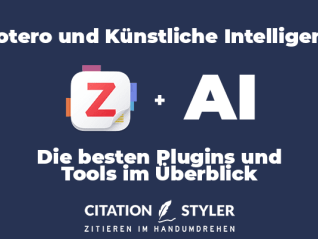 Blog - Using Zotero and AI together - plugin for Zotero - Citation Styler