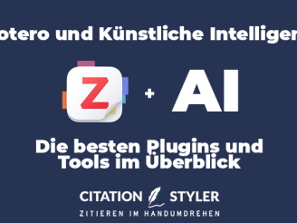 Blog - Using Zotero and AI together - plugin for Zotero - Citation Styler