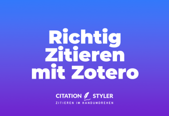 Blog - richtig zitieren mit Zotero - citationstyler Blog - Zotero Mendeley Citavi and co. in comparison