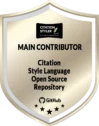 Citation Styler - Hauptkontributor zum GitHub CSL Project