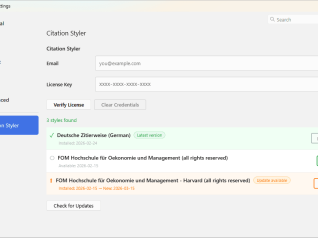Citation Styler Client Sync - install, update, reinstall