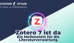 Blog - Zotero 7 ist da