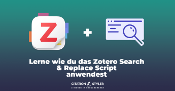 Blog - Zotero Search and Replace Script Blog - Zotero Mendeley Citavi and co. in comparison