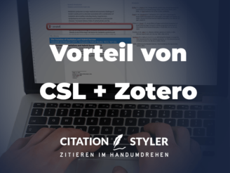 Vorteile von CSL und Zotero | citationstyler.com