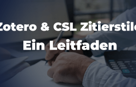 Zotero und CSL ein Leitfaden Zotero und CSL ein Leitfaden