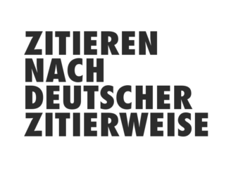 Deutsche Zitierweise Zitierstil für Zotero Mendeley Papers. Zitieren Zitierweise